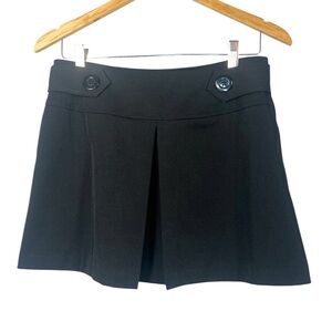 VTG Y2K 35th & 10th Black Pleated Micro Mini Skirt 7